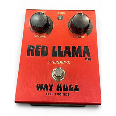 Used Way Huge Electronics WHE203 Red Llama Overdrive Effect Pedal