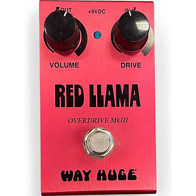 Used Way Huge Electronics WHE203 Red Llama Overdrive Effect Pedal