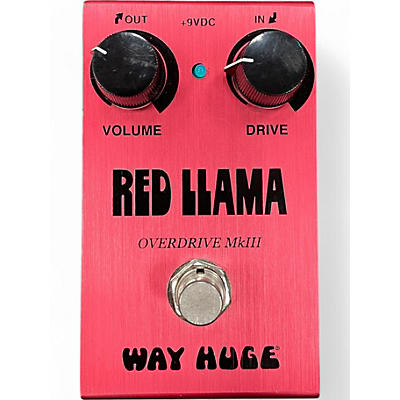 Used Way Huge Electronics WHE203 Red Llama Overdrive Effect Pedal