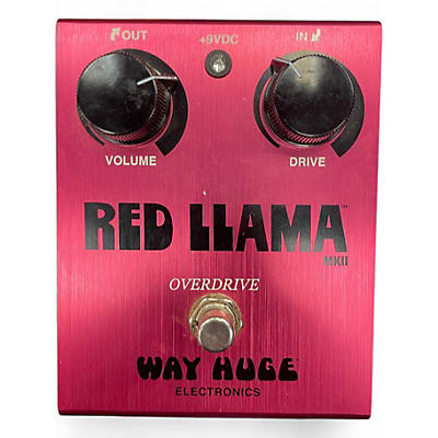 Used Way Huge Electronics WHE203 Red Llama Overdrive Effect Pedal