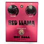 Used Way Huge Electronics WHE203 Red Llama Overdrive Effect Pedal