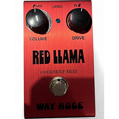 Used Way Huge Electronics WHE203 Red Llama Overdrive Effect Pedal