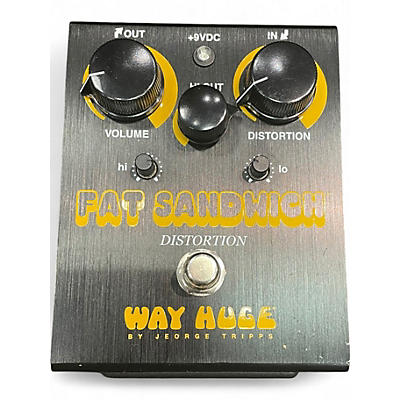 Used Way Huge Electronics WHE301 Fat Sandwich Harmonic Saturator Distortion Effect Pedal