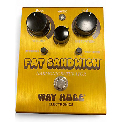 Used Way Huge Electronics WHE301 Fat Sandwich Harmonic Saturator Distortion Effect Pedal