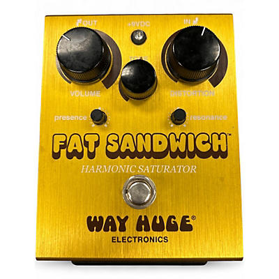 Used Way Huge Electronics WHE301 Fat Sandwich Harmonic Saturator Distortion Effect Pedal