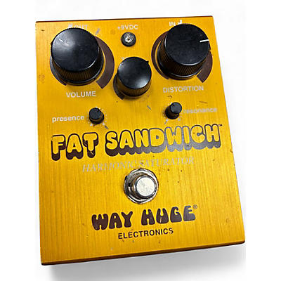 Used Way Huge Electronics WHE301 Fat Sandwich Harmonic Saturator Distortion Effect Pedal