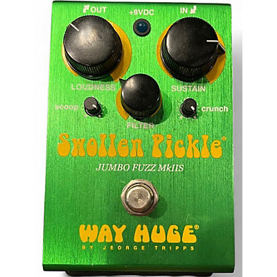 Used Way Huge Electronics WHE401 Swollen Pickle MKII Super Jumbo Fuzz Effect Pedal