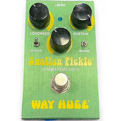 Used Way Huge Electronics WHE401 Swollen Pickle MKII Super Jumbo Fuzz Effect Pedal
