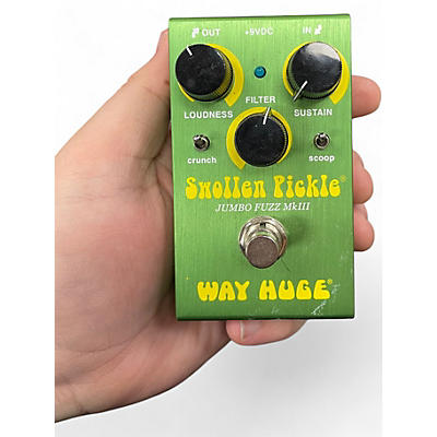 Used Way Huge Electronics WHE401 Swollen Pickle MKII Super Jumbo Fuzz Effect Pedal