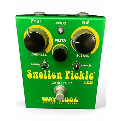 Used Way Huge Electronics WHE401 Swollen Pickle MKII Super Jumbo Fuzz Effect Pedal