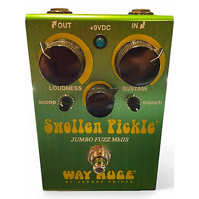 Used Way Huge Electronics WHE401 Swollen Pickle MKII Super Jumbo Fuzz Effect Pedal