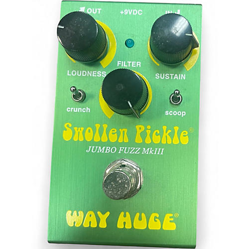 Used Way Huge Electronics WHE401 Swollen Pickle MKIII Super Jumbo Fuzz Effect Pedal