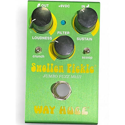 Used Way Huge Electronics WHE401 Swollen Pickle MKIII Super Jumbo Fuzz Effect Pedal