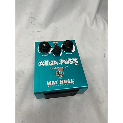 Way Huge Electronics Used Way Huge Electronics WHE701 Aqua Puss Analog Delay Effect Pedal