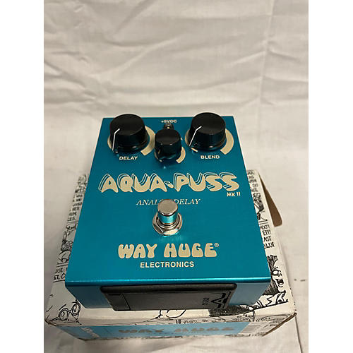 Way Huge Electronics Used Way Huge Electronics WHE701 Aqua Puss Analog Delay Effect Pedal