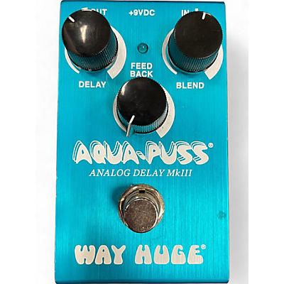 Way Huge Electronics Used Way Huge Electronics WHE701 Aqua Puss Analog Delay Effect Pedal