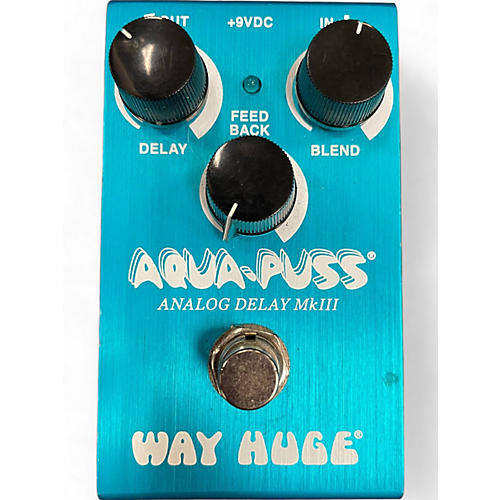 Way Huge Electronics Used Way Huge Electronics WHE701 Aqua Puss Analog Delay Effect Pedal