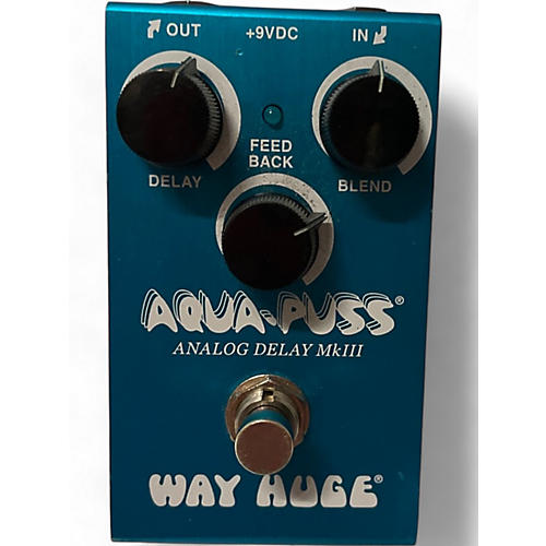 Way Huge Electronics Used Way Huge Electronics WHE701 Aqua Puss Analog Delay Effect Pedal