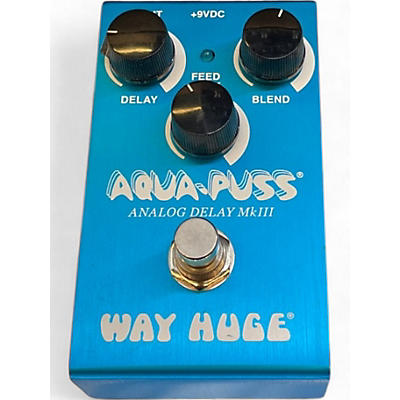 Way Huge Electronics Used Way Huge Electronics WHE701 Aqua Puss Analog Delay Effect Pedal