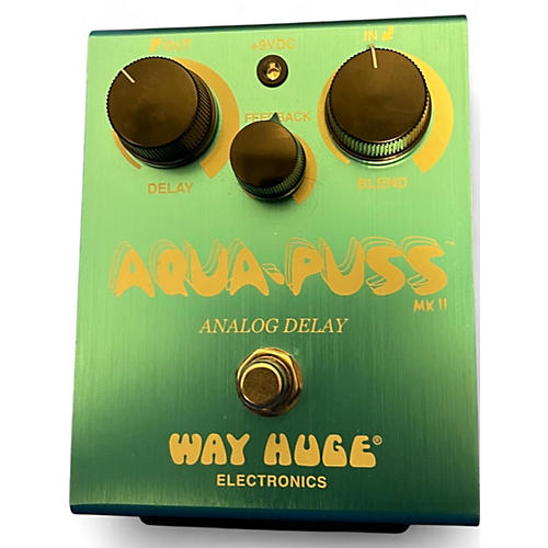 Way Huge Electronics Used Way Huge Electronics WHE701 Aqua Puss Analog Delay Effect Pedal