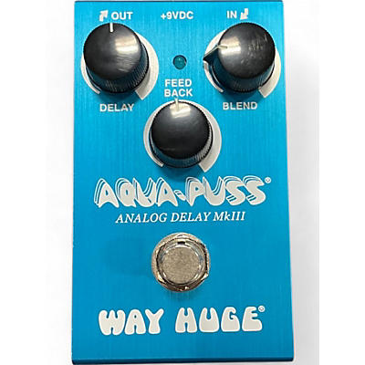 Used Way Huge Electronics WHE701 Aqua Puss Analog Delay Effect Pedal