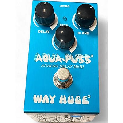 Used Way Huge Electronics WHE701 Aqua Puss Analog Delay Effect Pedal