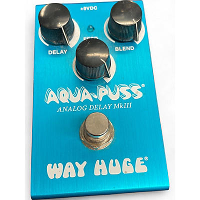 Used Way Huge Electronics WHE701 Aqua Puss Analog Delay Effect Pedal