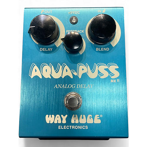 Used Way Huge Electronics WHE701 Aqua Puss Analog Delay Effect Pedal