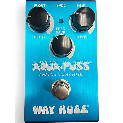 Used Way Huge Electronics WHE701 Aqua Puss Analog Delay Effect Pedal
