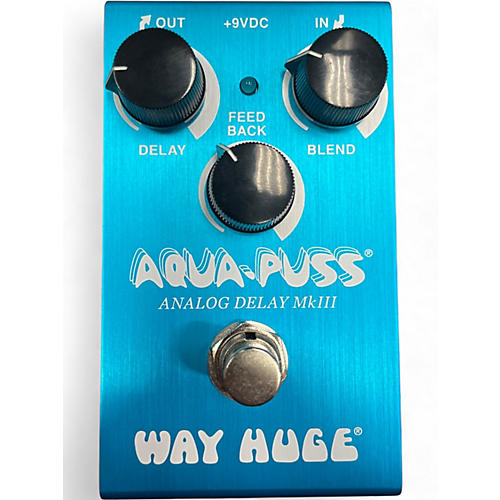 Used Way Huge Electronics WHE701 Aqua Puss Analog Delay Effect Pedal