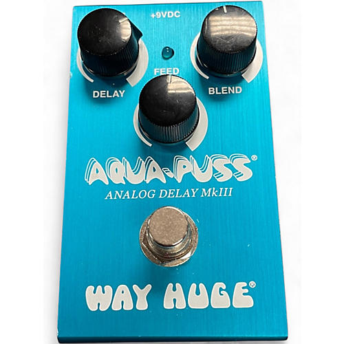 Used Way Huge Electronics WHE701 Aqua Puss Analog Delay Effect Pedal