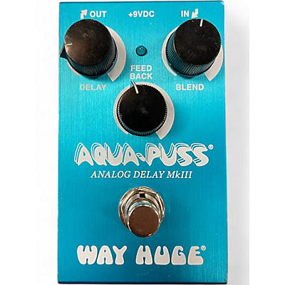 Used Way Huge Electronics WHE701 Aqua Puss Analog Delay Effect Pedal