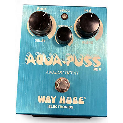 Used Way Huge Electronics WHE701 Aqua Puss Analog Delay Effect Pedal