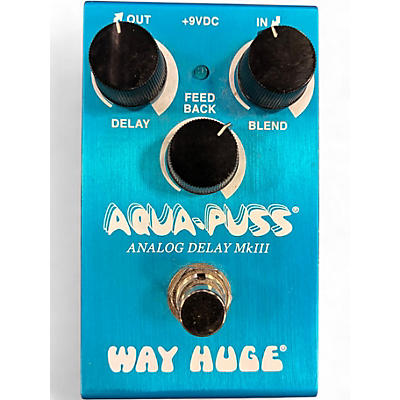 Used Way Huge Electronics WHE701 Aqua Puss Analog Delay Effect Pedal
