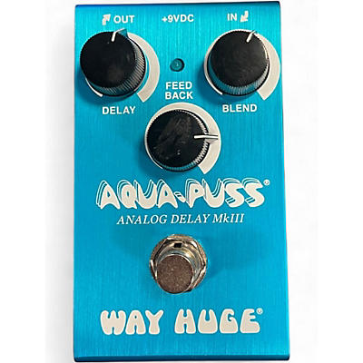 Used Way Huge Electronics WHE701 Aqua Puss Analog Delay Effect Pedal