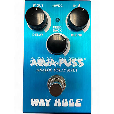 Used Way Huge Electronics WHE701 Aqua Puss Analog Delay Effect Pedal