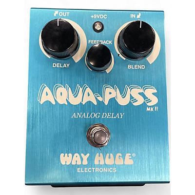 Used Way Huge Electronics WHE701 Aqua Puss Analog Delay Effect Pedal