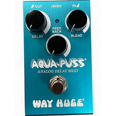 Used Way Huge Electronics WM71 MINI AQUA PUSS ANALOG DELAY MK Effect Pedal