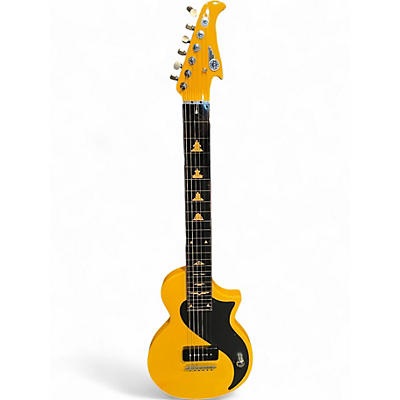 Used Wayne Charvel LAP STEEL TV Yellow Lap Steel