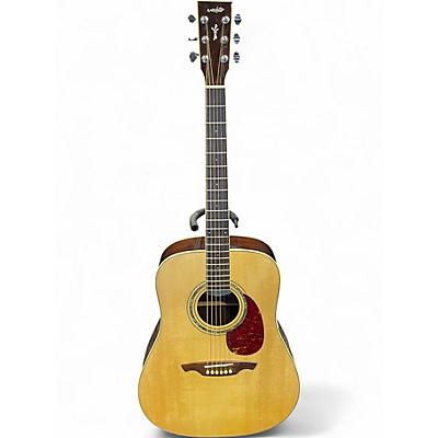 Used Wechter Guitars DREAD ESNRT Natural Acoustic Guitar