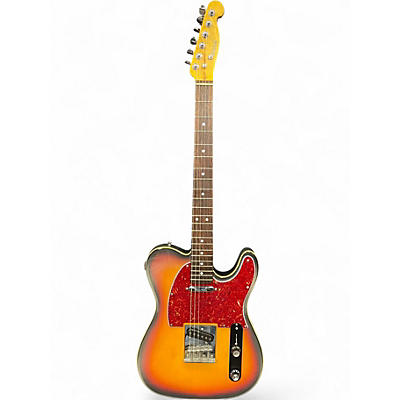 Used Welch Twang Slinger Faded Sunburst Solid Body Electric Guitar