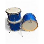 Used Weltch Tuning Systems 3 Piece EPIPHANY  BLUE SPARKLE Drum Kit BLUE SPARKLE