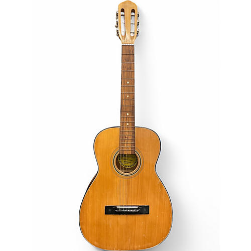 Used Weltron 60's Classical Guitar Natural Classical Acoustic Guitar Natural
