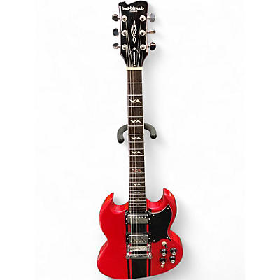 Used West Creek Guitars Racer Candy Apple Red Metallic Solid Body Electric Guitar