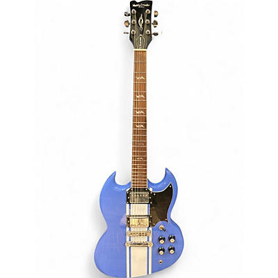Used Westcreek racer Blue Solid Body Electric Guitar