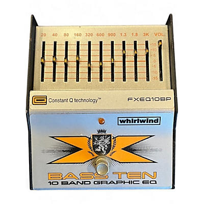 Used Whirlwind EQ10 BASS  Pedal