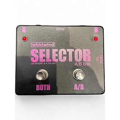 Used Whirlwind Selector AB Box Pedal