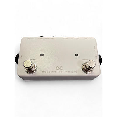 Used White Loop MINIMAL SERIES FLASH LOOP SERIES Pedal