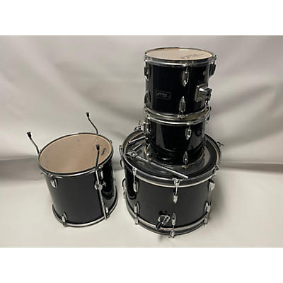 Used Whitehall 4 piece DELUXE Black Drum Kit