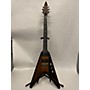 Used Wild Customs Used Wild Customs V Sunburst Solid Body Electric Guitar Sunburst